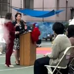 The head principal of a San Francisco primary school conducted the entire graduation ceremony in Cantonese.